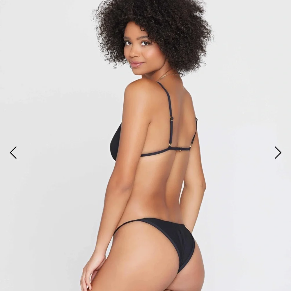 L*Space Black Triangle Bikini Timeless Swimwear
